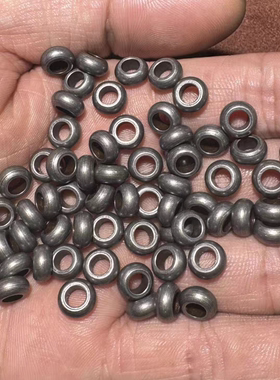 古朴文玩弟子珠天铁托甲记数挂配珠计数珠手工珠寒铁隔片配饰配件