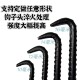 Open the manhole cover hook to tap water sewage worker T-shaped iron hook unloading cargo pull basket hook manhole cover hook tool