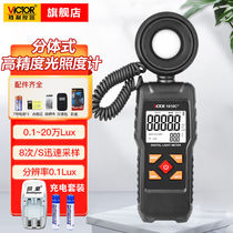 Triumph Instruments (VICTOR) Digital illuminometer Automatic range illumination brightness meter photometer VC1010C