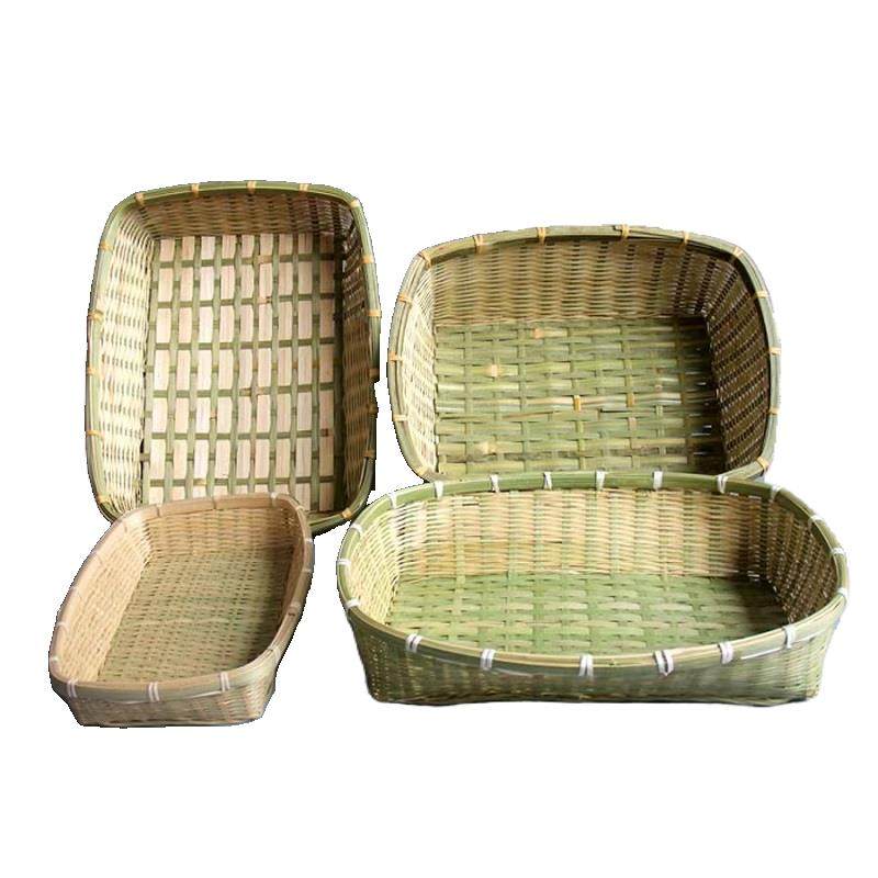 竹编收纳筐水果蔬菜篮子鸡蛋篮厨房收纳竹筐家用馒头筐饭店装饰,淘宝优惠券,粉丝福利购,淘宝优惠卷