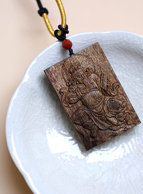 文莱沉香九分沉老料手工雕刻