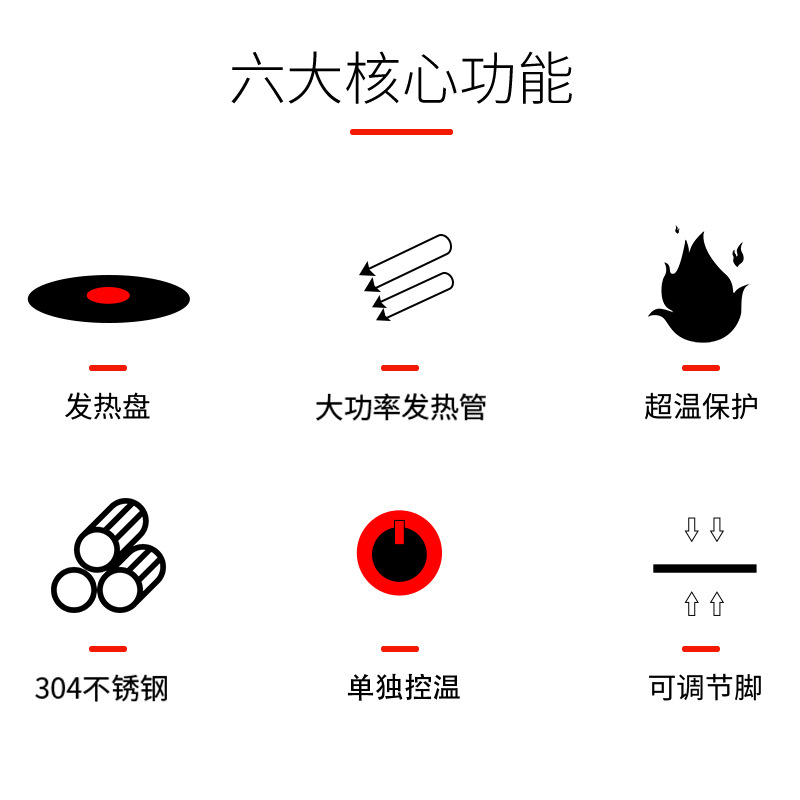 东沛四头电煮食炉连电焗炉一体ZH-TT-4电烤箱四眼电灶大功率西式A - 图0