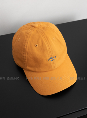 [梁月商店]小众姜黄色棒球帽