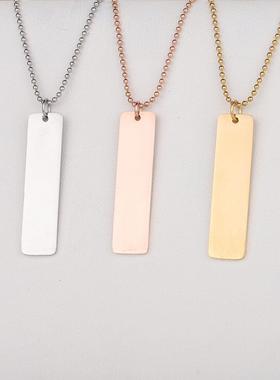 Necklace Women Men Chain Fashion Small Long Friendship Mens