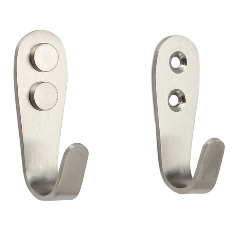 3 Sizes Stainless Steel Door Hooks Hanging Hanger Holder  Ha - 图2