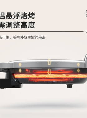 利仁电饼铛家用双面加热加深加大多功能全自动煎烤机烙饼锅电饼档