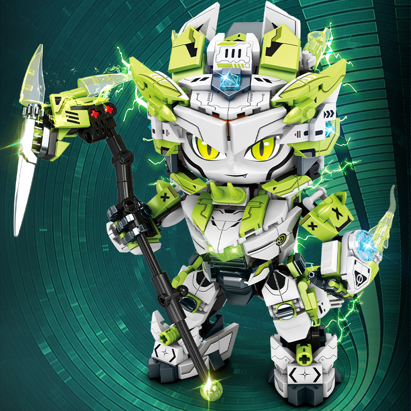 十二生肖蛇机甲拼装积木适用于乐高男孩系列儿童拼图玩具6到12岁,淘宝优惠券,粉丝福利购,淘宝优惠卷