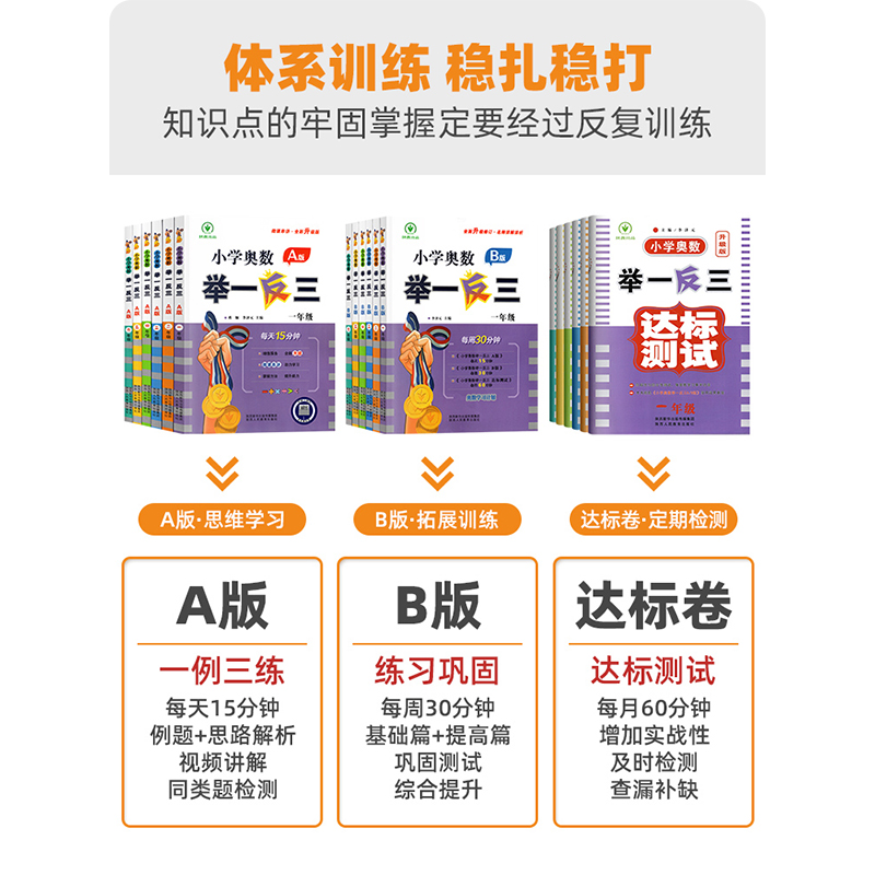 2024新版小学奥数举一反三A+B版一二年级三四五六年级123456上下册人教版奥数教程全套数学思维训练专项创新同步培优应用题练习册 - 图0