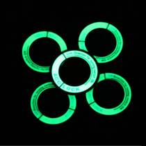 Skoda Wild Imperial Crystal Sharp-Sharp-Sharp-In-Sharp Interior Decoration Accessories Keyhole Ignition Ring Luminous Patch