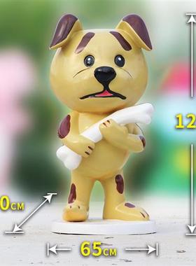 玻璃钢卡通十二生肖雕塑摆件大型吉祥物公仔商场美陈户外小品装饰