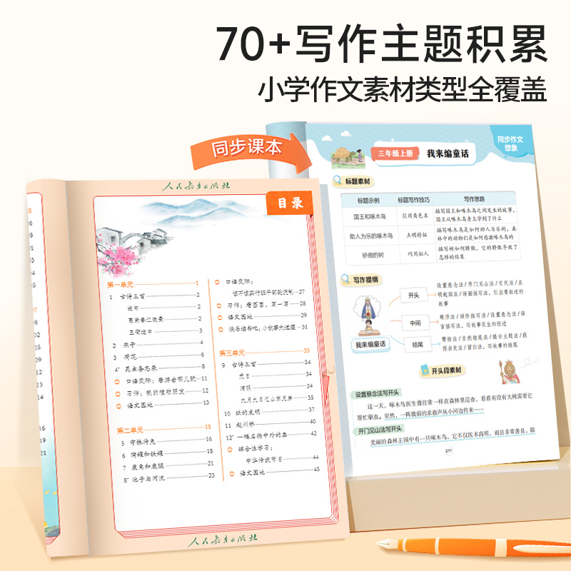 时光学】考场作文高分素材小学三四五六年级上下册同步作文小升初满分作文素材写作方法积累好标题好开头好结尾提分技巧作文书大全
