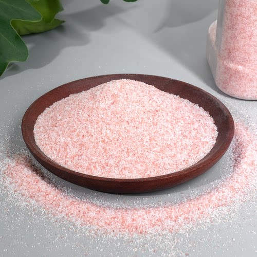 粉盐喜马拉雅天然细盐粉海盐玫瑰浴盐进口岩盐粉红盐磨砂膏工业盐 - 图3