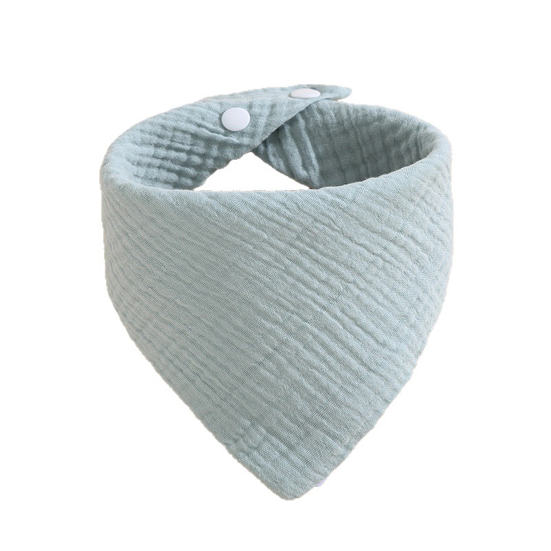 Baby saliva towel newborn four-layer cotton gauze triangle towel