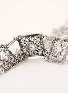 西双版纳民族风合金腰链女士民族风肚皮舞腰链少数民族傣族饰品