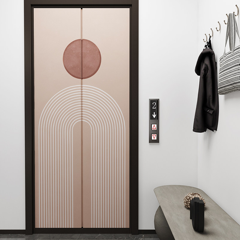 入户电梯门贴纸简约一梯一户门口装饰G玻璃门贴壁纸自粘推拉门改,淘宝优惠券,粉丝福利购,淘宝优惠卷