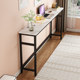 Slate console table, narrow and long table against the wall, can be customized