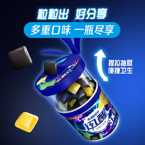 【百亿】好丽友木糖醇迅醒无糖口香糖开车犯困醒神冰凉薄荷味清新 - 图3