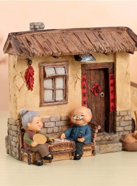 11款zakka日杂情侣老头老太家居摆件 创意婚房装饰长辈礼品批发