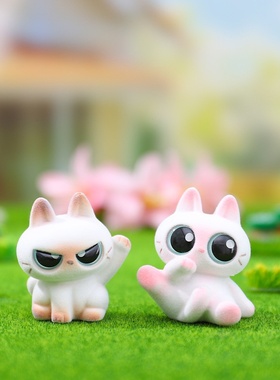 卡通手办小暹罗植绒萌粒盲盒可爱桌面装饰创意家居摆件厂家直销