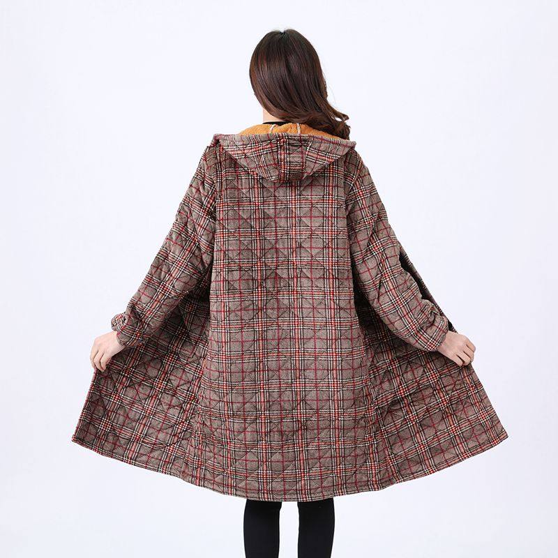 四川省服冬季中老年女棉衣宽松加绒加厚中长款棉服奶奶装棉袄罩衣,淘宝优惠券,粉丝福利购,淘宝优惠卷