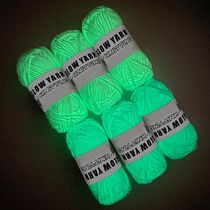 70M Luminous Yarn Novel Glowing Polyester Yarn for Knitting