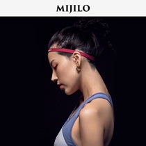 Mikilo MIJILO sports yoga hair with running head with male and female bunches with sweat-proof gym and sweat-stop perspiration