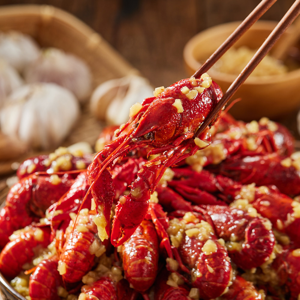 【拍3件享6折】加油虾 蒜香口味小龙虾 4-6钱 715g,淘宝优惠券,粉丝福利购,淘宝优惠卷