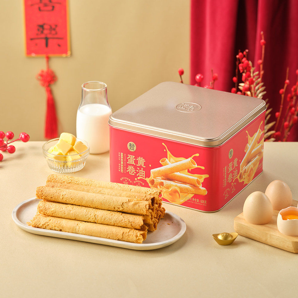 盒马 黄油蛋卷 608g鸡蛋卷糕点,淘宝优惠券,粉丝福利购,淘宝优惠卷