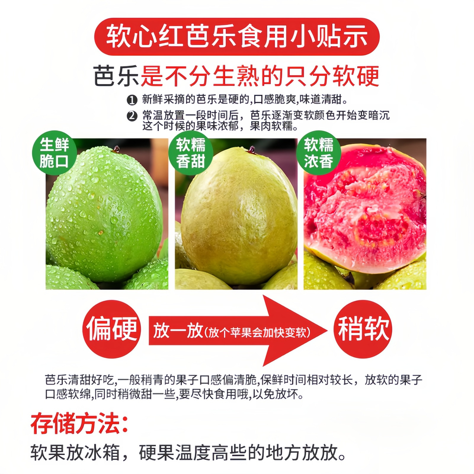 广西红心芭乐软糯番石5斤榴孕妇新鲜水果当季整箱脆甜水果包邮,淘宝优惠券,粉丝福利购,淘宝优惠卷