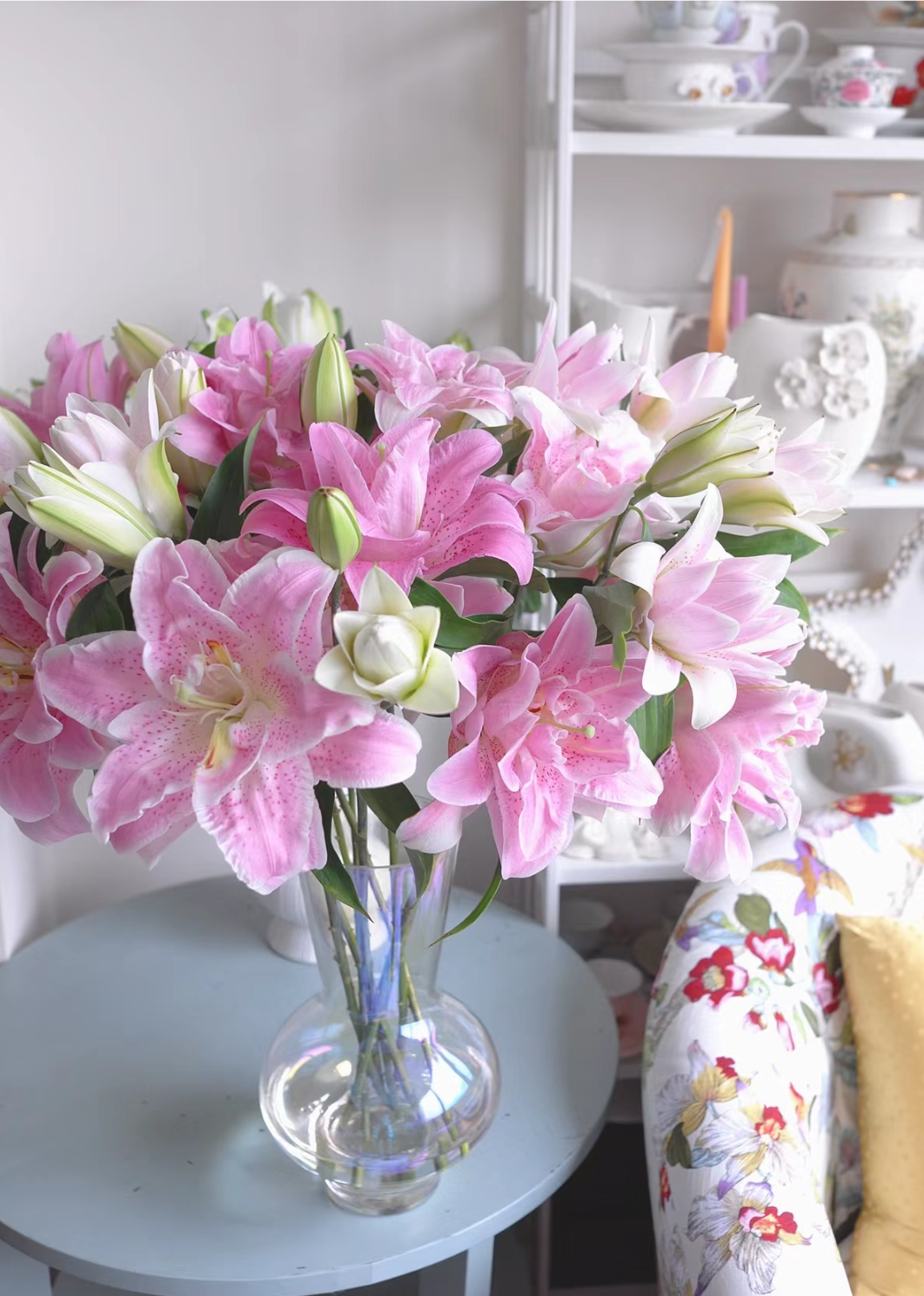 【粉拉菲】重瓣香水百合花云南鲜花昆明基地直发日常水养鲜花速递,淘宝优惠券,粉丝福利购,淘宝优惠卷