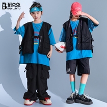 Street dance Childrens Chaumen to perform boy hip hop suit hiphop girl jazz dance walk show Touttai performance suit