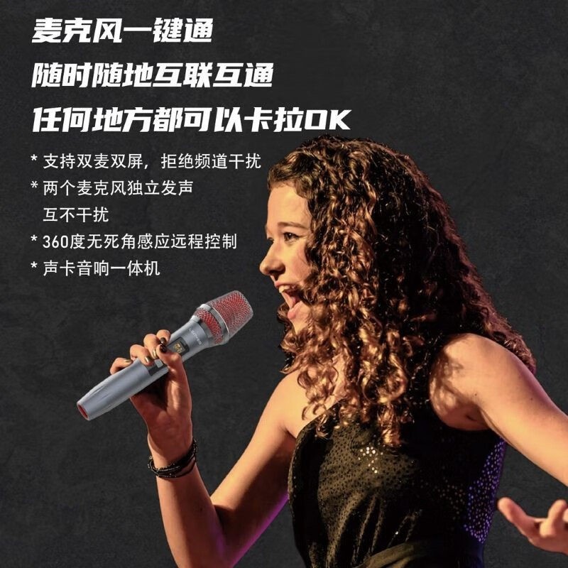 冷野狮KTV音响户外便携160W大功风率K歌蓝牙声卡一体机配麦克,淘宝优惠券,粉丝福利购,淘宝优惠卷