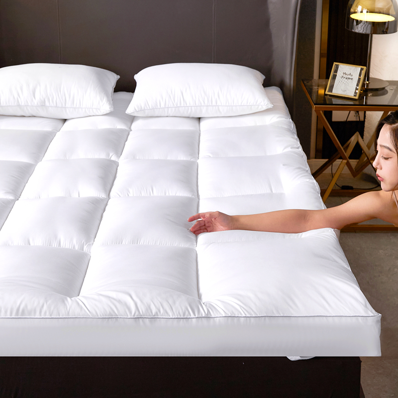 10cm Hotel soft bed mattress床垫 folding mattress topper pad - 图1
