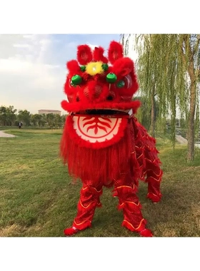 舞狮道具整套南狮双人舞狮子龙