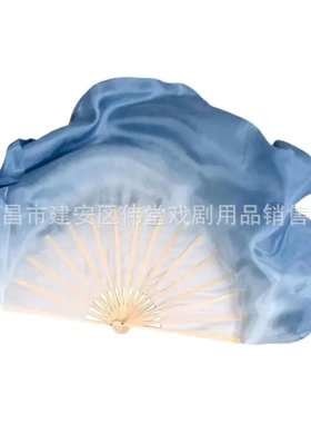 子扇萦风真丝双面加长古典舞胶州