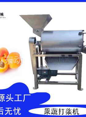 新鲜水果破碎设备 大型单道榴莲去核打浆机 商用鲜玉米蔬菜打浆机