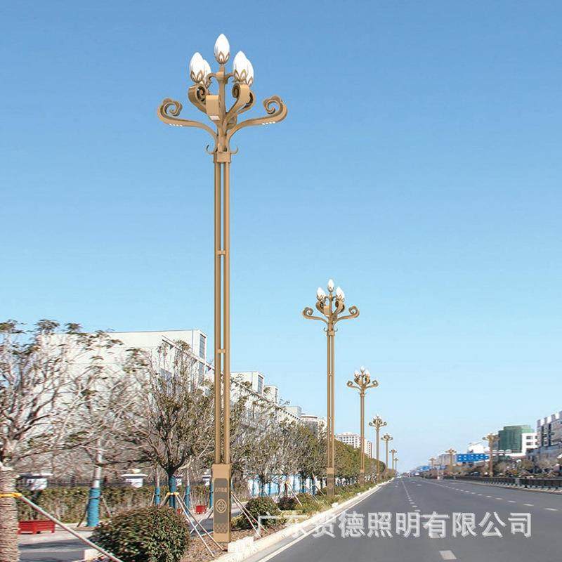 户外玉兰灯广场四叉五火智慧玉兰灯定制双面智慧路灯灯杆显示屏,淘宝优惠券,粉丝福利购,淘宝优惠卷