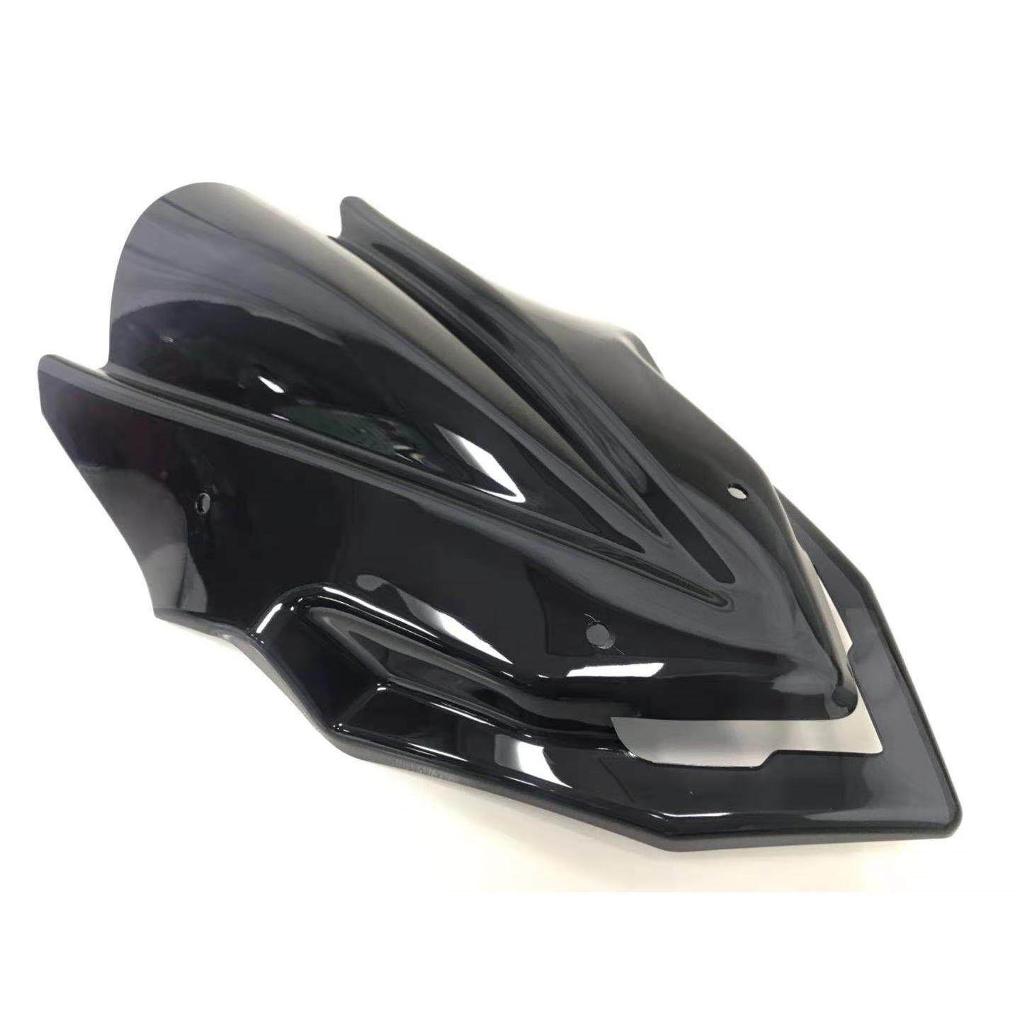 适用川崎Z900 17-19年改装件 前挡风玻璃 风挡镜 导流罩无损安装 - 图0