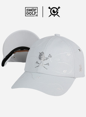 思沃福高尔夫水晶软顶鸭舌棒球帽