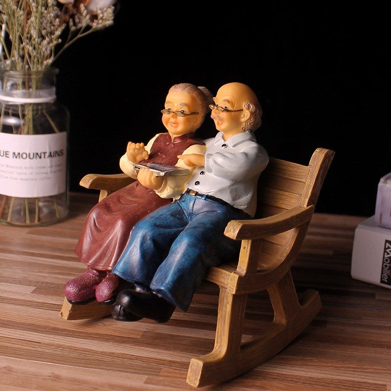 1创意独特恩爱爸妈结婚周年纪念日礼物实用摆件W大号私人珍藏