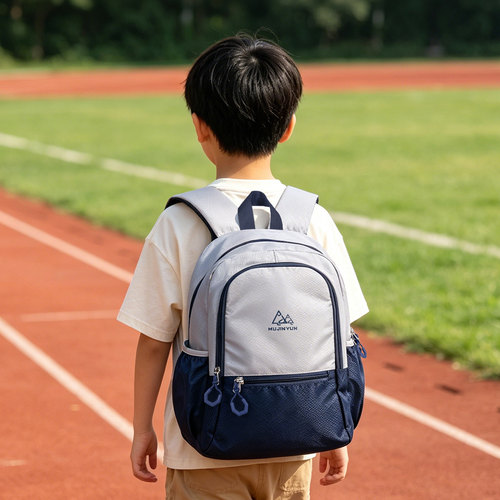 木槿芸一二三年级小学生超轻减负软书包护脊男孩6-12岁儿童双肩包 - 图3