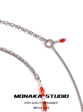 新款白羊座流苏项链女精致小众设计感时尚锁骨链简约风日韩颈链