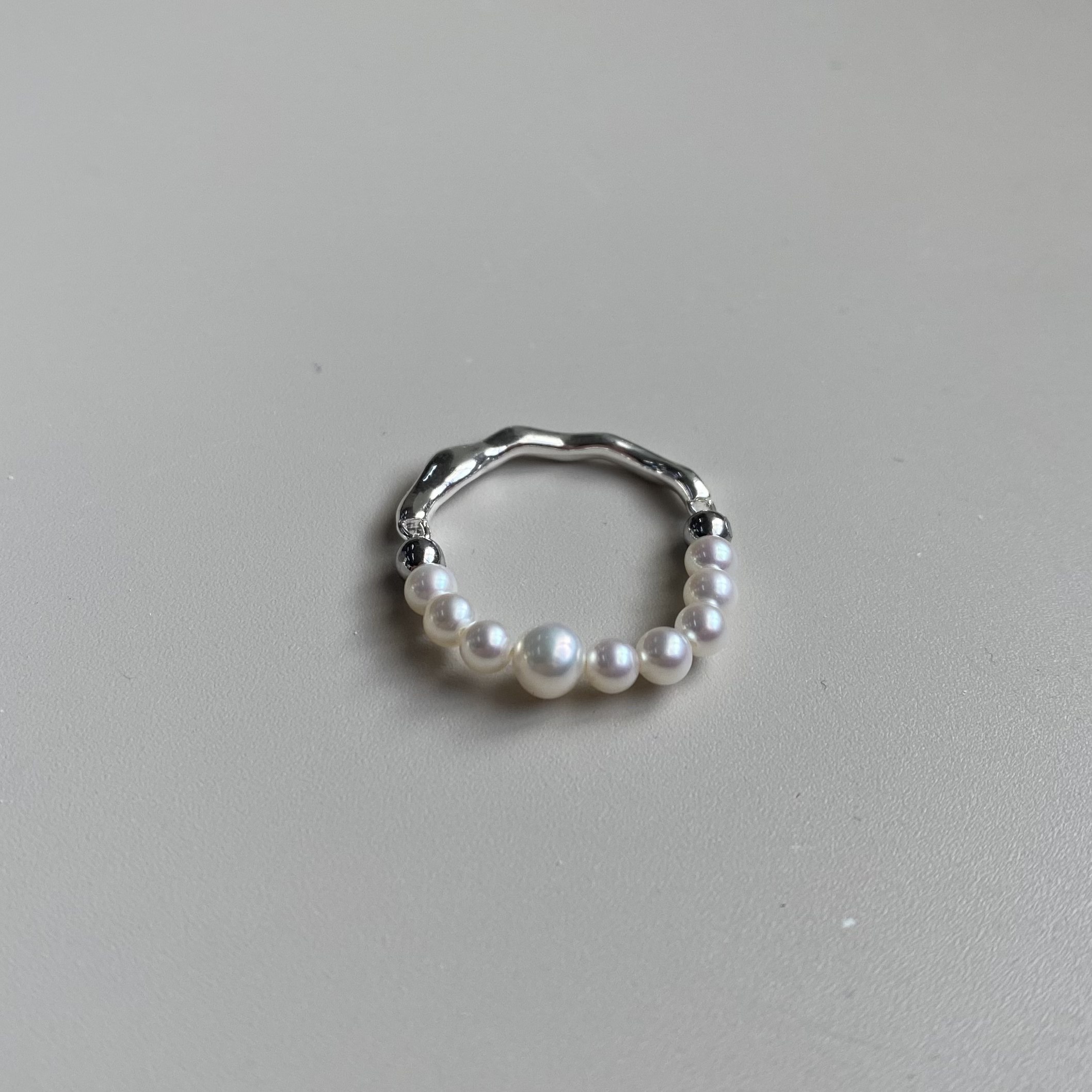 珍氏珠宝天然淡水baby珠戒指女款圆形时尚潮流个性设计弹力绳戒圈,淘宝优惠券,粉丝福利购,淘宝优惠卷