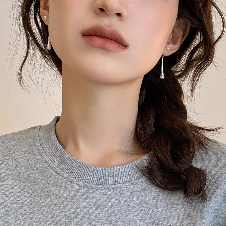 珍氏珠宝天然淡水珍珠耳环女款 气质温柔双珠耳坠款高级感耳饰,淘宝优惠券,粉丝福利购,淘宝优惠卷