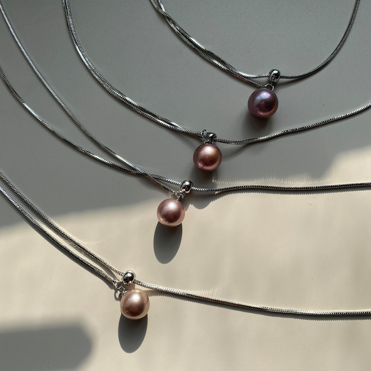 珍氏珠宝天然淡水珍珠项链女款 紫色正圆时尚潮流秋冬长款毛衣链,淘宝优惠券,粉丝福利购,淘宝优惠卷