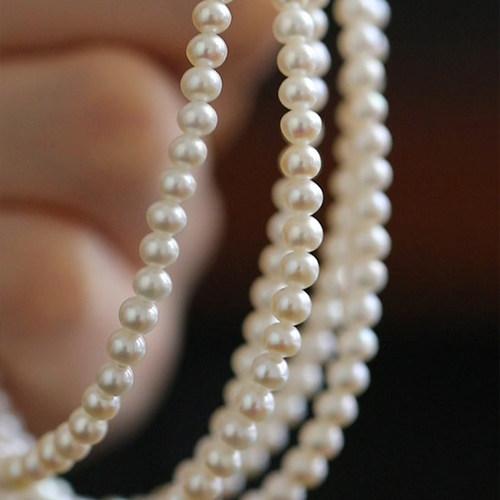 珍氏珠宝天然淡水baby珠项链女气质优雅秋冬多层叠戴毛衣链 1.2米 - 图3