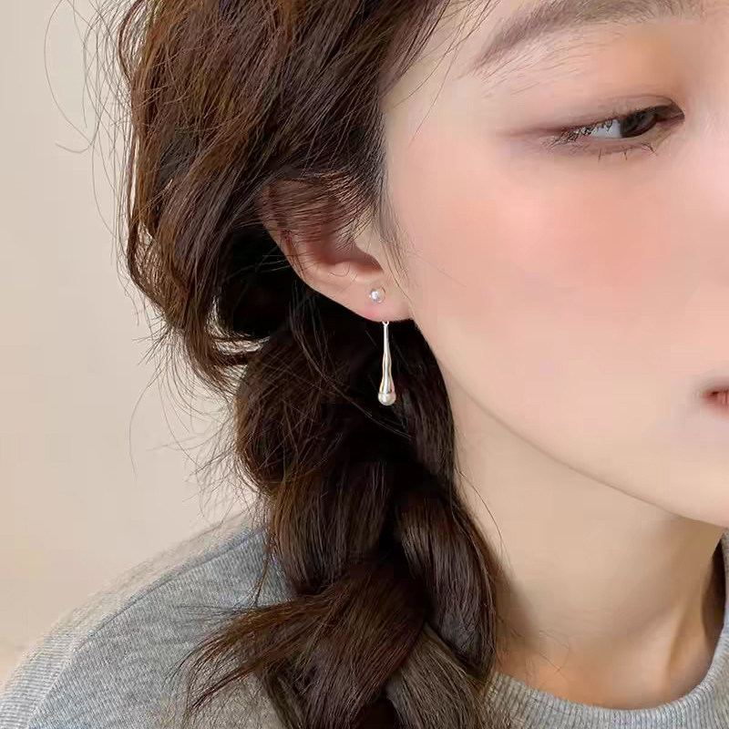 珍氏珠宝天然淡水珍珠耳环女款 气质温柔双珠耳坠款高级感耳饰,淘宝优惠券,粉丝福利购,淘宝优惠卷