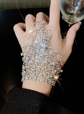 新娘高级感手饰个性闪钻流苏