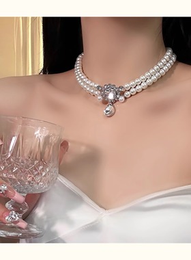 在逃公主珍珠项链2025爆款女款