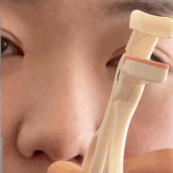 韩国下睫毛夹倒睫专用新款分段式下眼睑儿童专业局部矫正夹睫毛